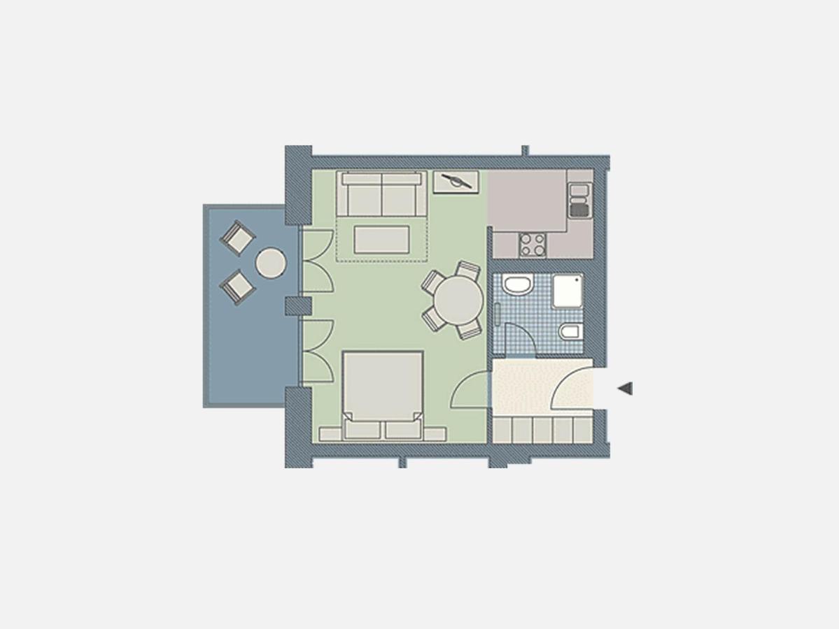 Kaiservillen Heringsdorf - 1-Raum-Ferienwohnung Mit Balkon D113 Экстерьер фото